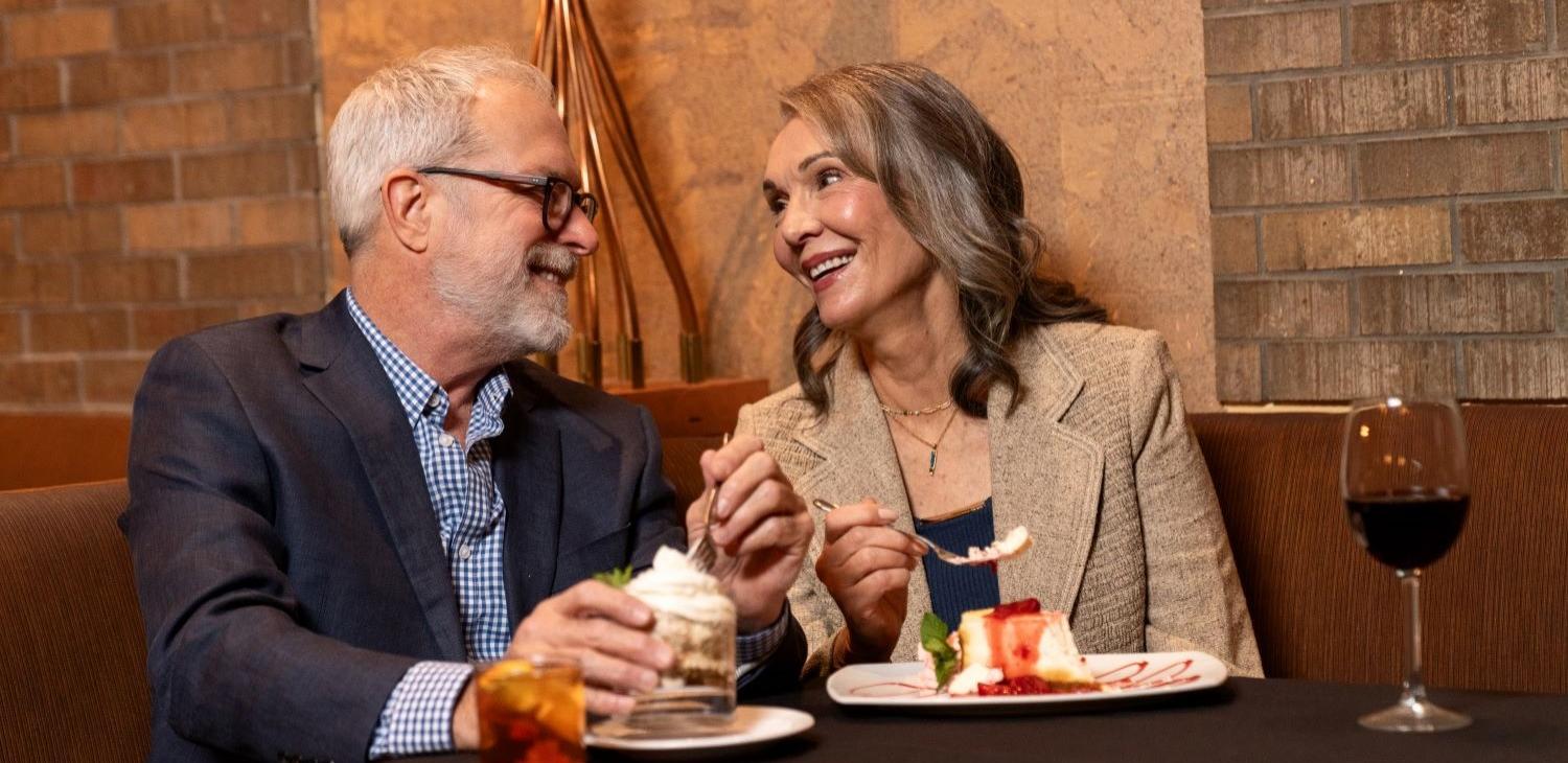 Steakhouse diners